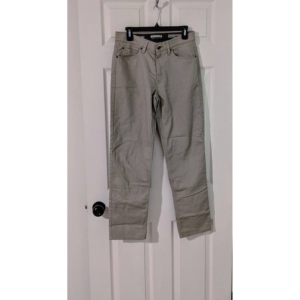 Sonoma Goods for Life Everyday All-Day Pants Flexwear Waistband 30x30